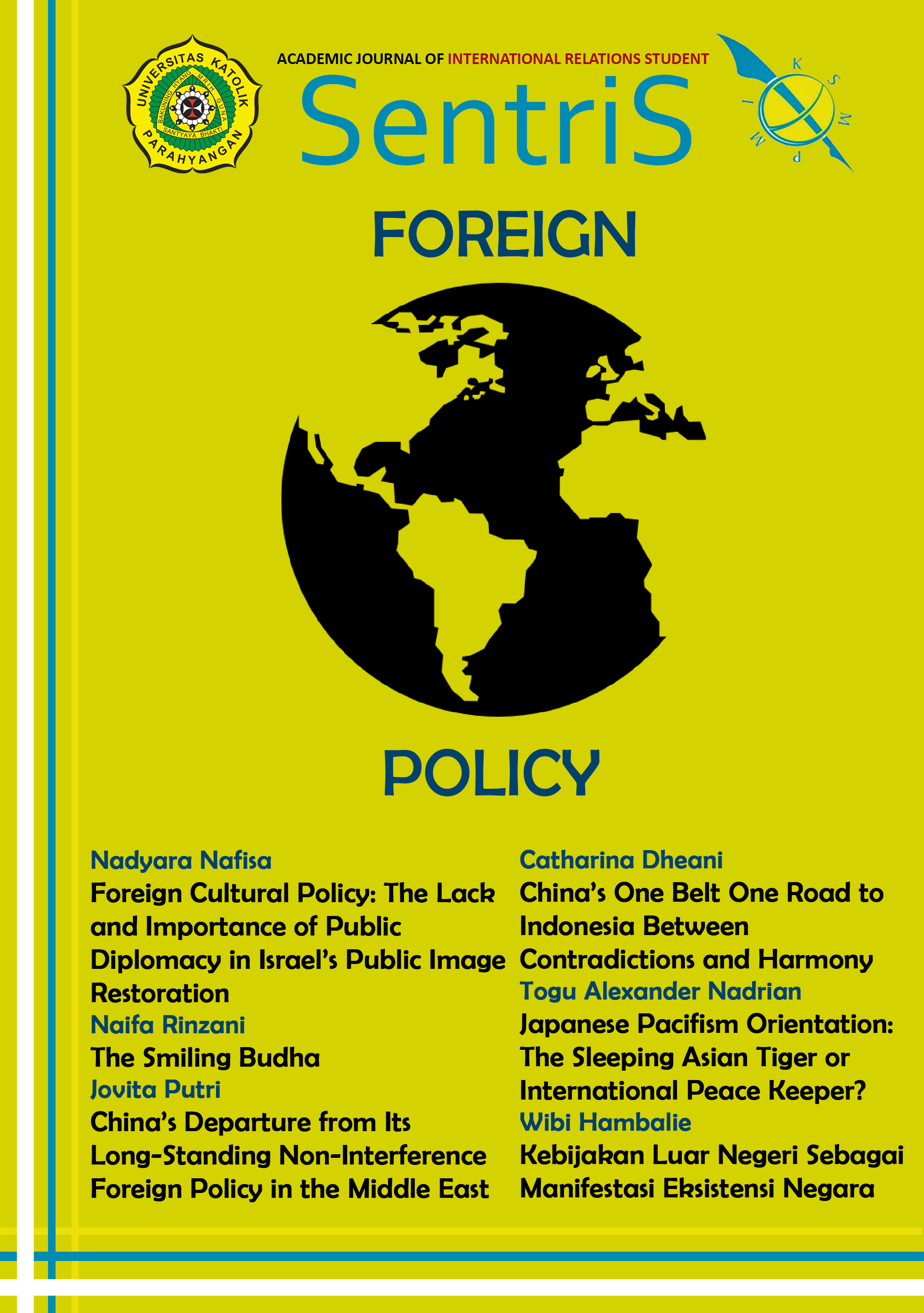 					View Vol. 2 No. 2 (2017): Foreign Policy
				