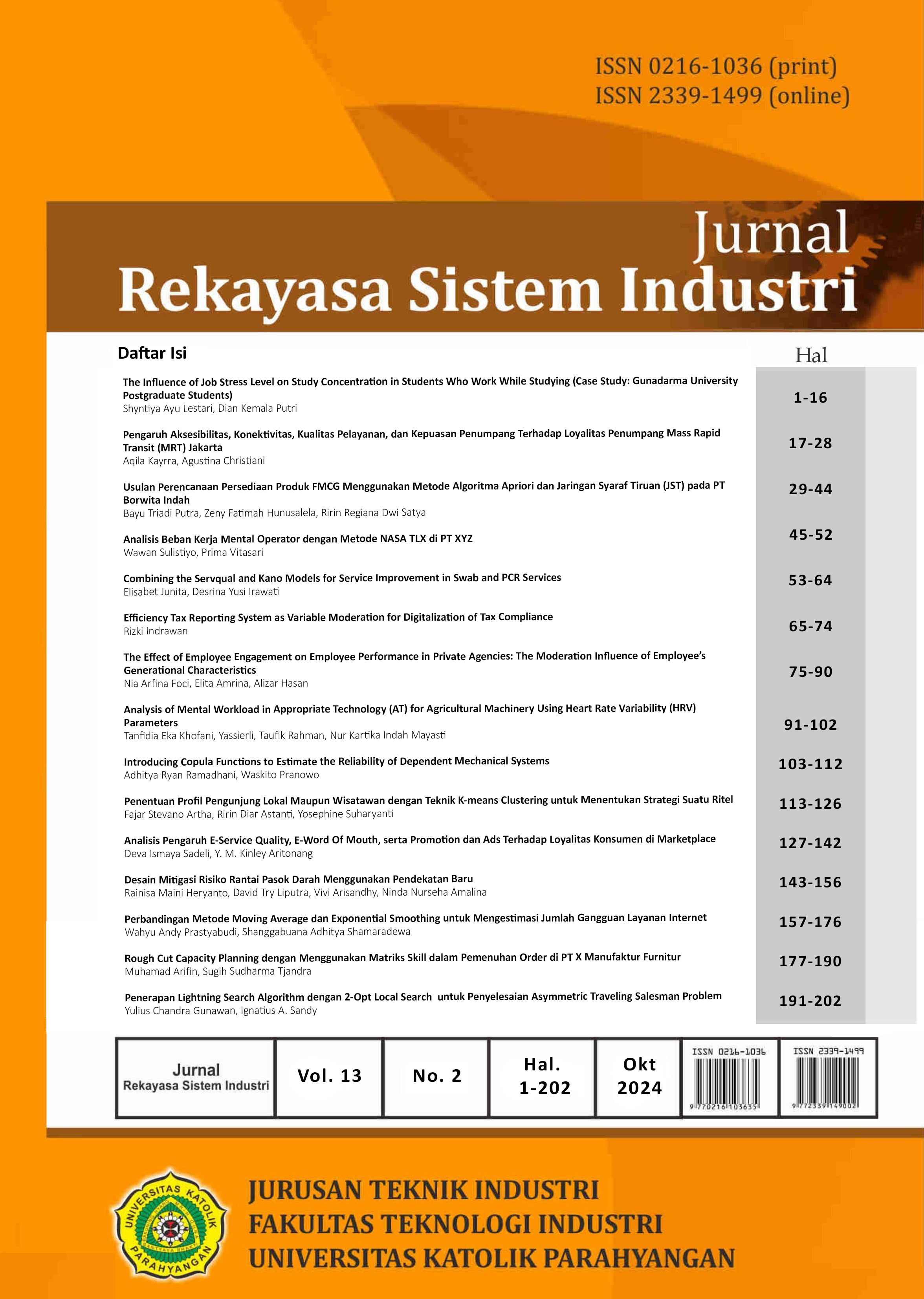 					View Vol. 13 No. 2 (2024): Vol. 13 No. 2 (2024): Jurnal Rekayasa Sistem Industri
				