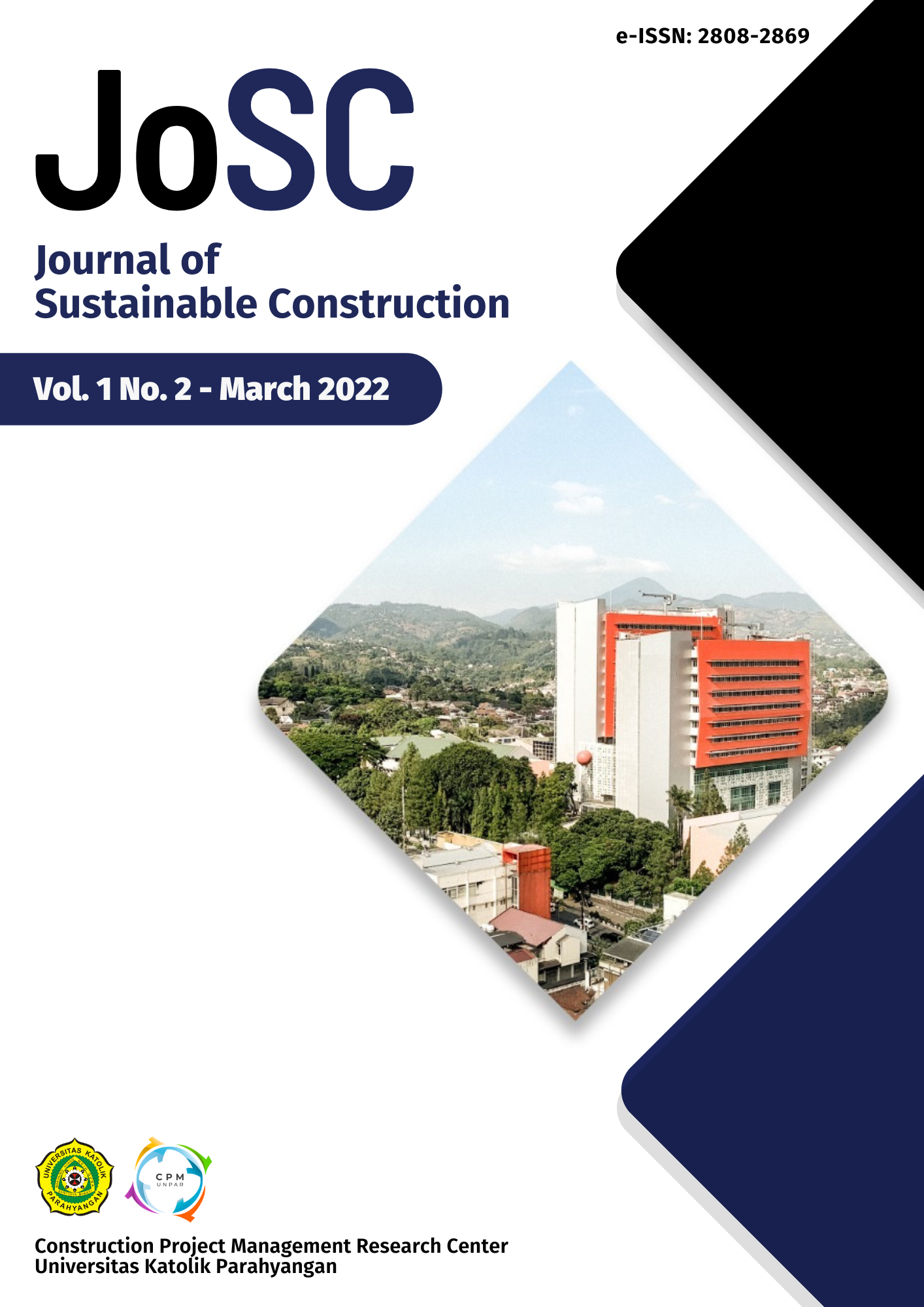 					Lihat Vol 1 No 2 (2022): Journal of Sustainable Construction
				