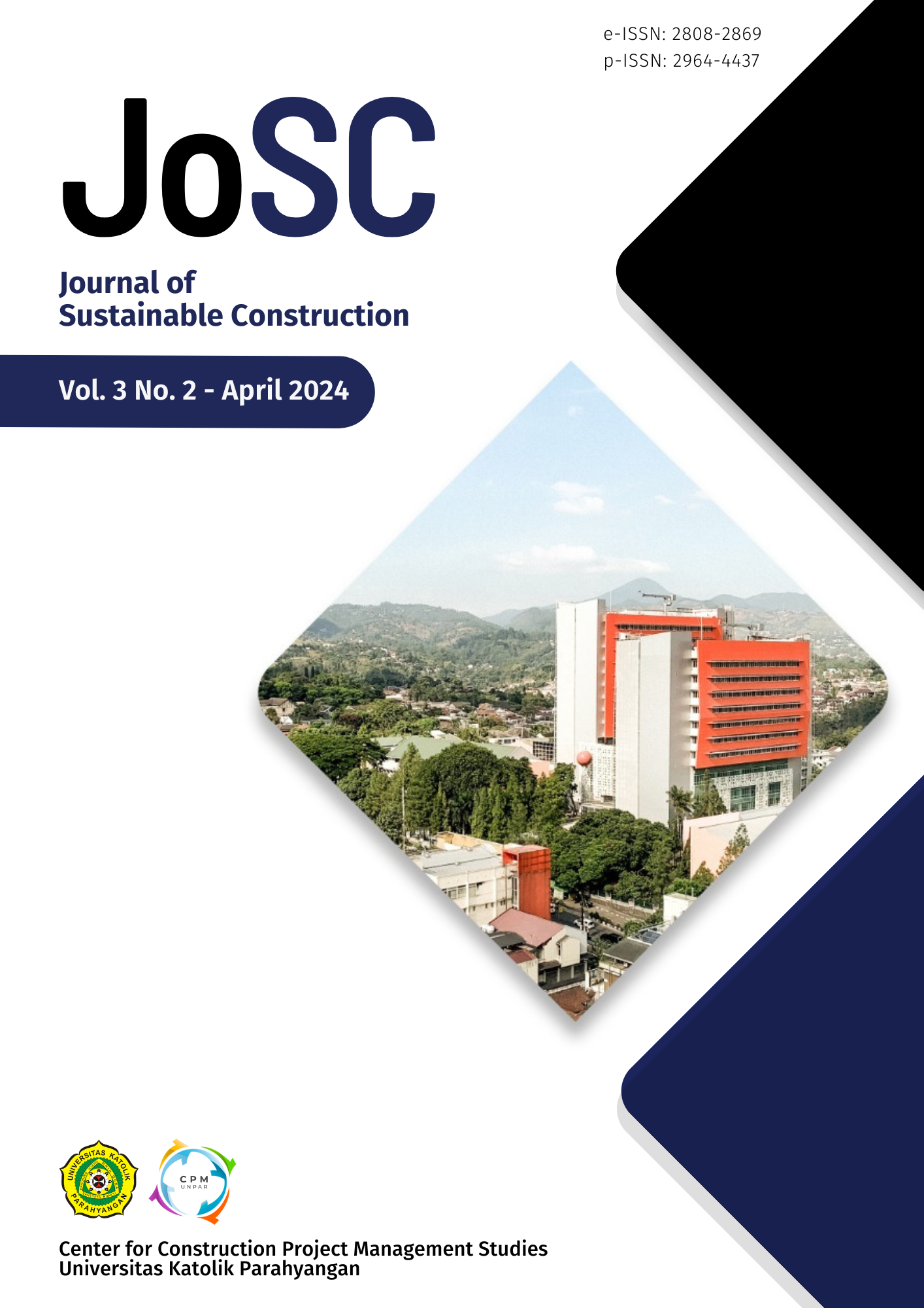 					View Vol. 3 No. 2 (2024): Journal of Sustainable Construction
				